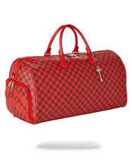 SHARKS IN PARIS DUFFLE (RED CHECKERED EDITION)