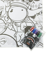 SPRAYGROUND HUGE COLORING POSTER 39"x27" & MARKERS INCLUDED