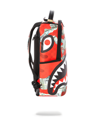 MONEY CAMO (RED) BACKPACK