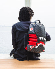 SHARK BITE SHARKS IN PARIS GRAY BACKPACK (DLXV)