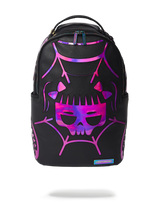 CAZZU IRIDESCENT CUT & SEW SPIDER SKULL SHARK BACKPACK (DLXV)