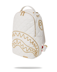 RIVIERA LE BLANC GOLD CHAIN SHARK BACKPACK (DLXV)