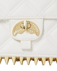 RIVIERA LE BLANC GOLD CHAIN SHARK HANDBAG