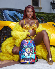 HEAR MY ROAR A.i.6 SANDFLOWER COLLAB BACKPACK (DLXV)