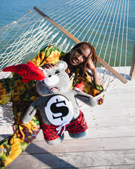 SHARK FRIENDS MONEYBEAR TEDDYBEAR BACKPACK