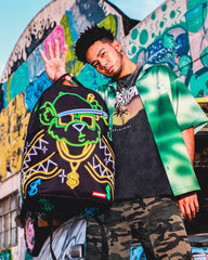 MONEY BEAR CITY LIGHTS BACKPACK
