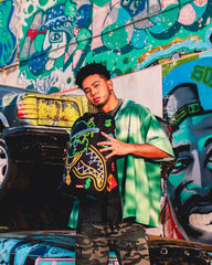 MONEY BEAR CITY LIGHTS BACKPACK