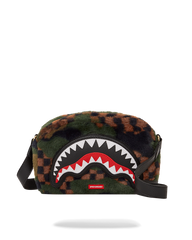 BIG SKY FUR SHARK MESSENGER BRICK BAG