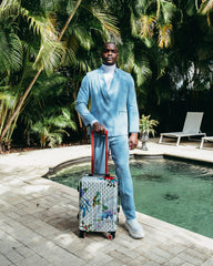 JARDIN DU PALAIS SHARKNAUTICS HARDSHELL CARRY-ON LUGGAGE