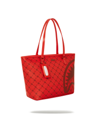 MONEY PATTERN BRICK TOTE