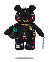 JAMES FIRST CLASS GLOBAL FLAGS MONEYBEAR BACKPACK