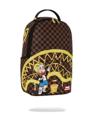 RICHIE RICH PAINT THE SHARK GOLD BACKPACK