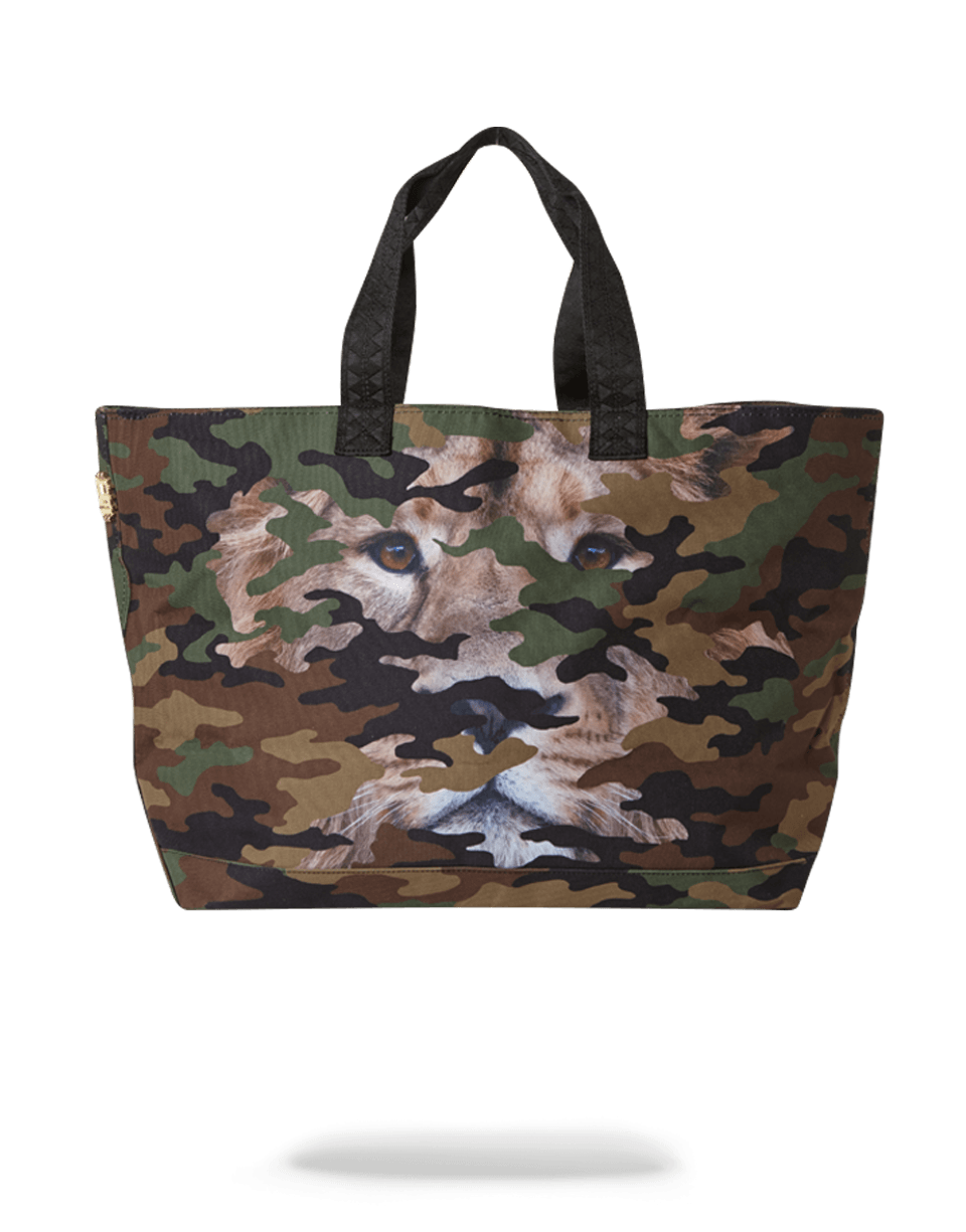 LION CAMO TOTE BAG