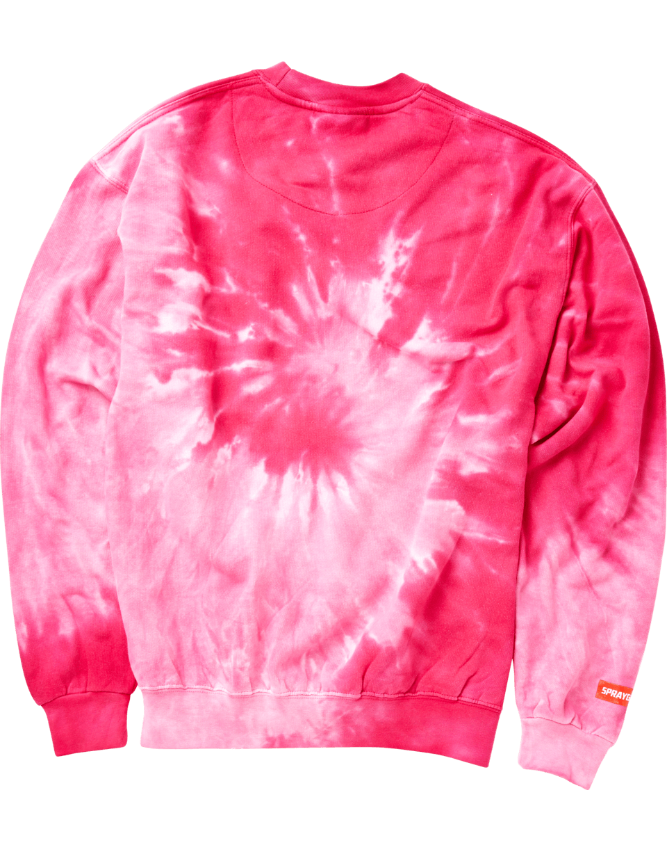 DISRUPTIVE BEHAVIOR DISORDER CREW PINK TIE DYE