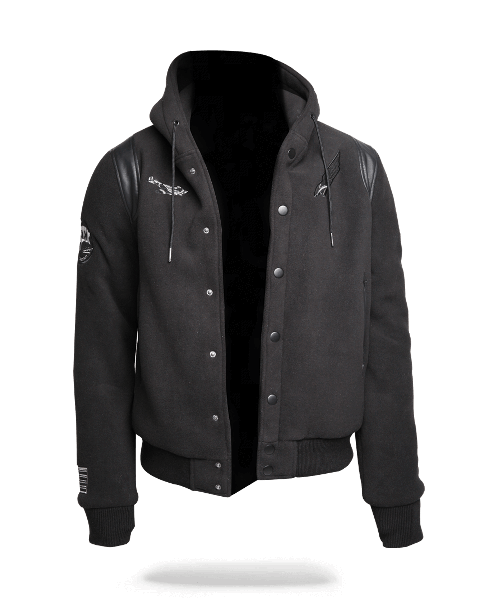 VARSITY ARMY PATCHES JACKET