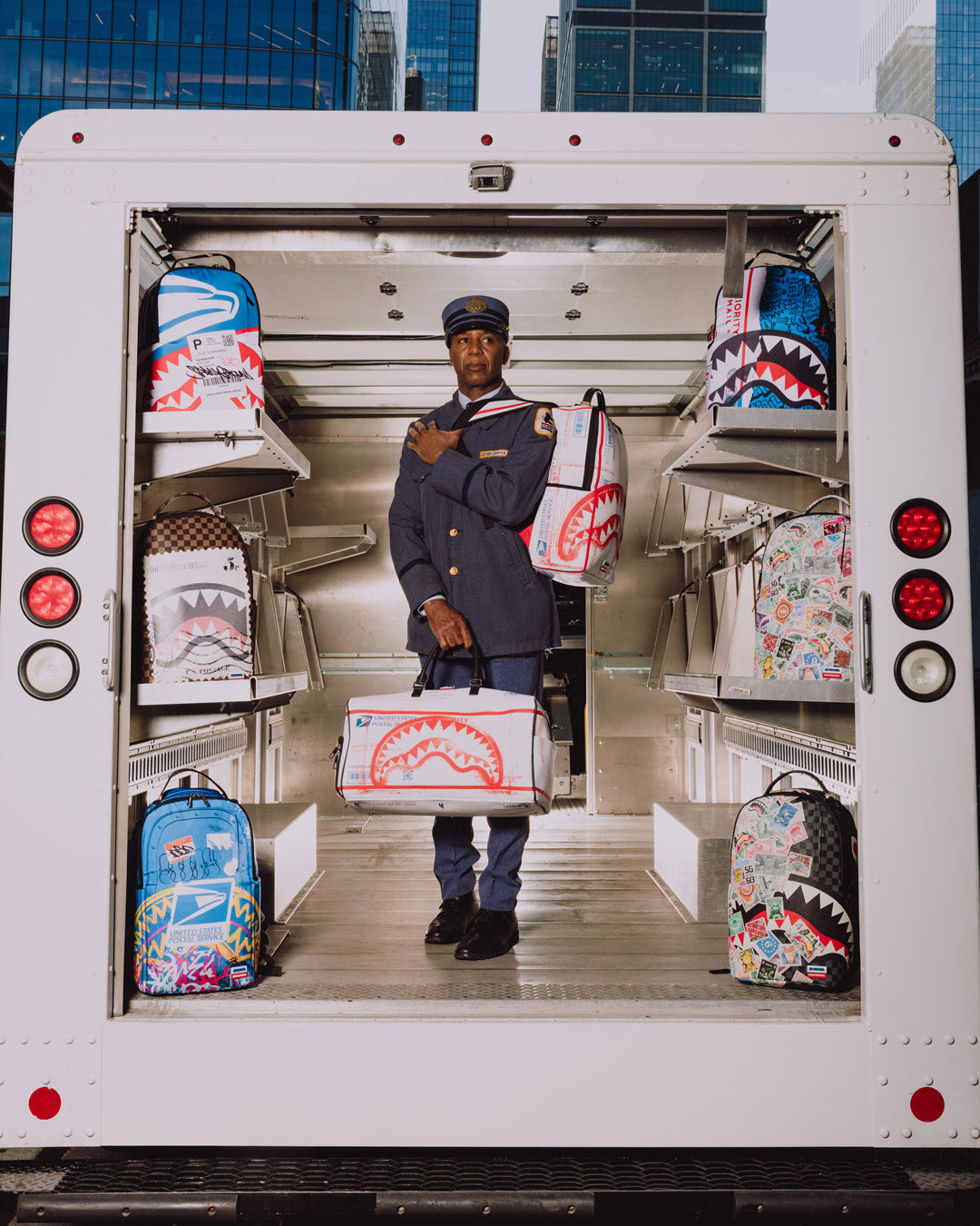 USPS SHARK STAMP BACKPACK