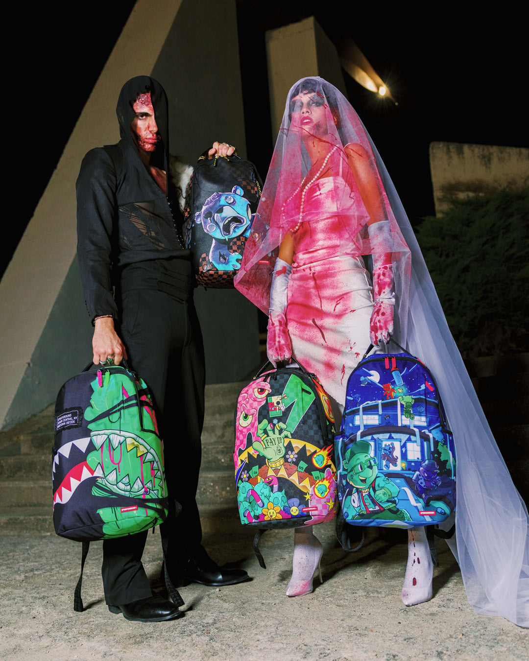 ZOMBIE OOZE SHARK CENTRAL BACKPACK