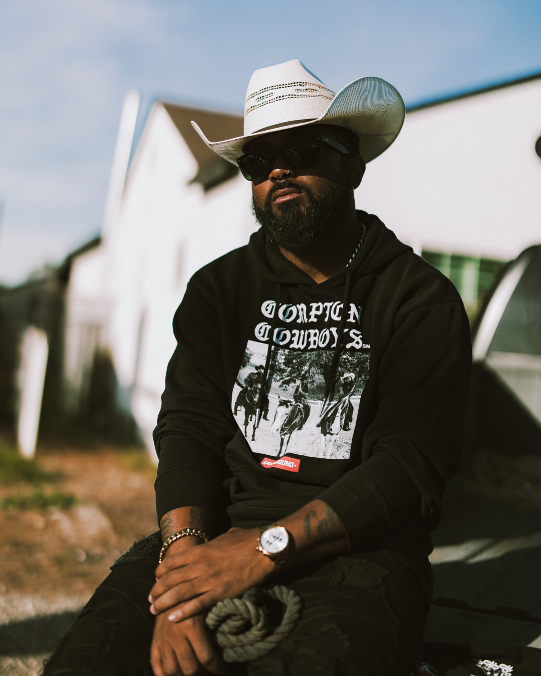 COMPTON COWBOYS CITY RIDERS HOODY