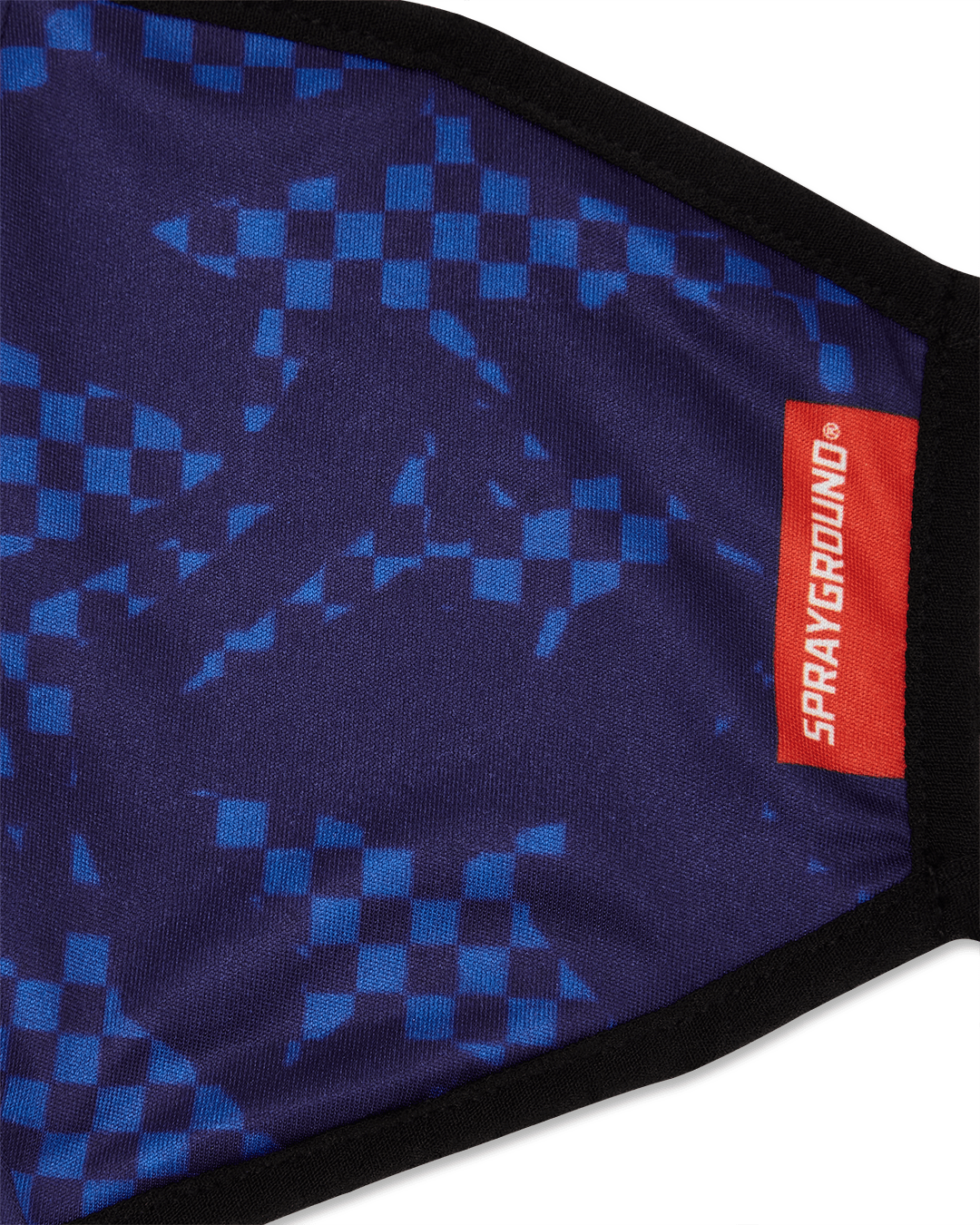SHARK CHECK (BLUE) FACE MASK
