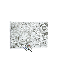 SPRAYGROUND HUGE COLORING POSTER 39"x27" & MARKERS INCLUDED