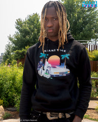 MIAMI VICE HOODY (BLACK)