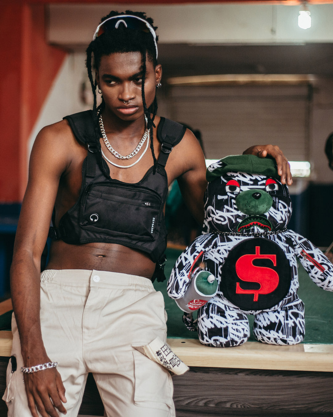 NIGHT NIGHT MONEYBEAR TEDDYBEAR BACKPACK