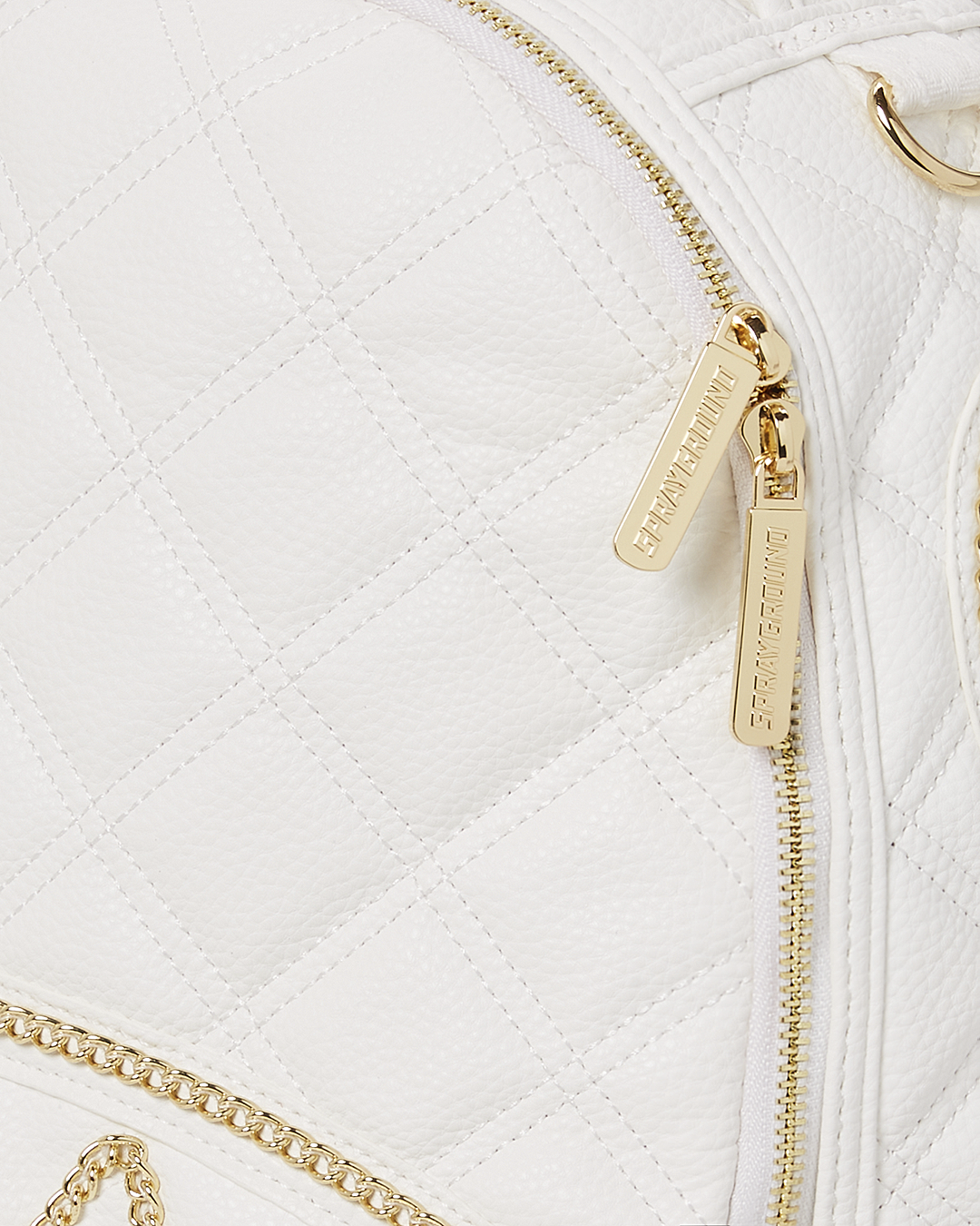 RIVIERA LE BLANC GOLD CHAIN SHARK BACKPACK (DLXV)