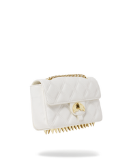 RIVIERA LE BLANC GOLD CHAIN SHARK HANDBAG