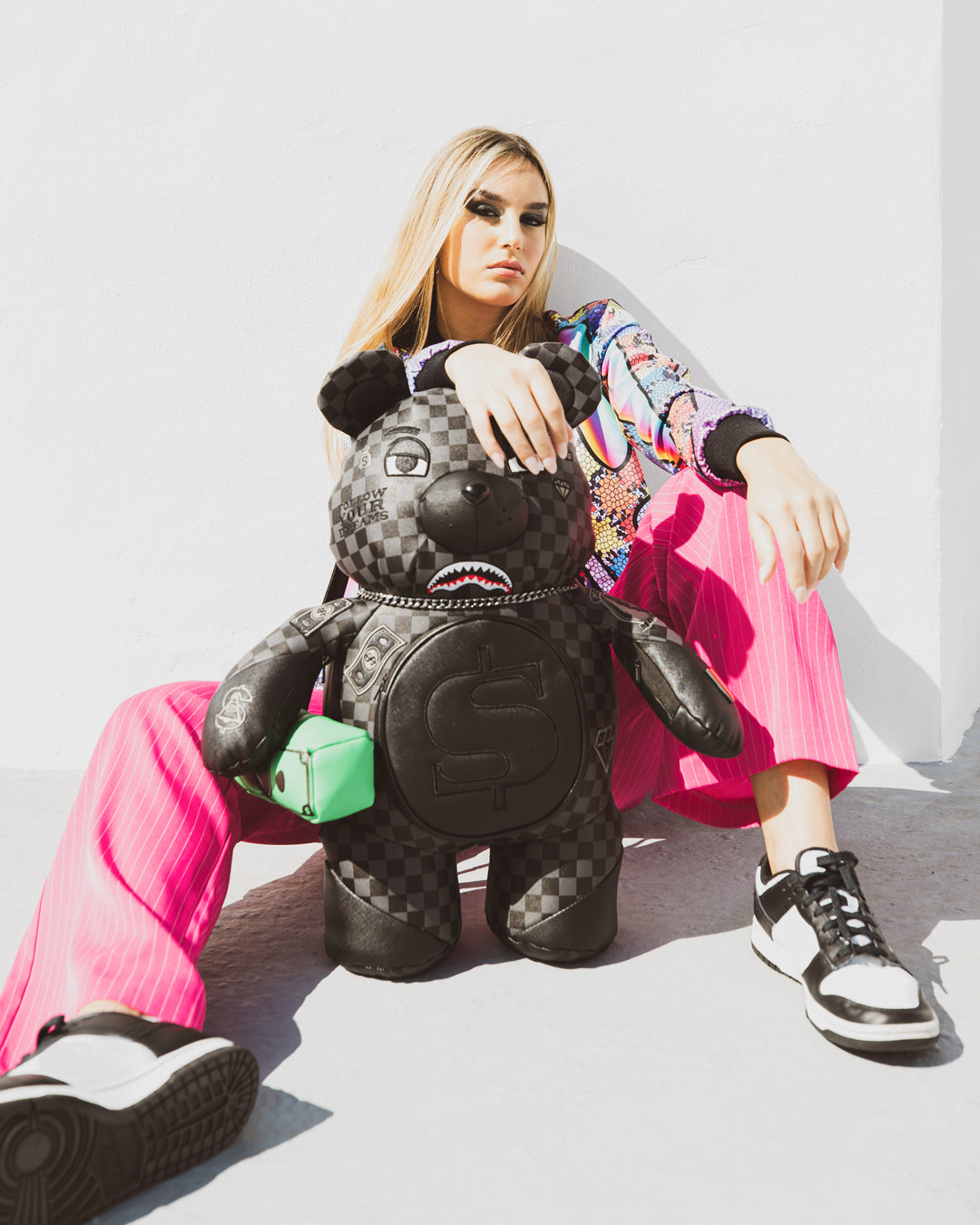 HENNY AIIR TO THE THRONE MONEYBEAR TEDDYBEAR BACKPACK