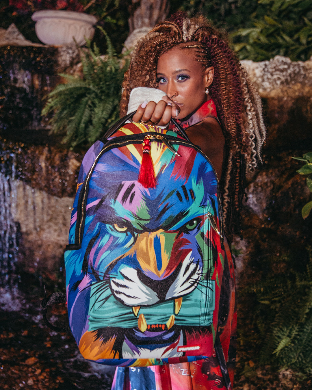 HEAR MY ROAR A.i.6 SANDFLOWER COLLAB BACKPACK (DLXV)