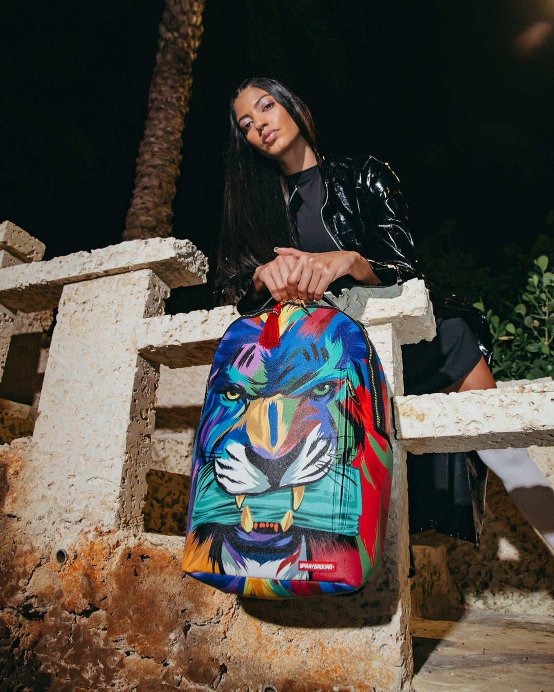 HEAR MY ROAR A.i.6 SANDFLOWER COLLAB BACKPACK (DLXV)