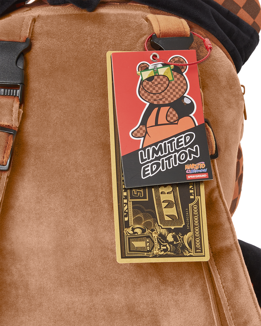 NARUTO MONEYBEAR TEDDYBEAR BACKPACK
