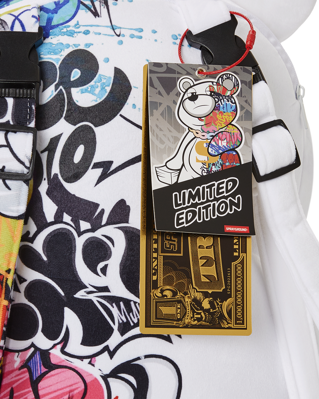 HALF GRAFF MONEYBEAR TEDDYBEAR BACKPACK