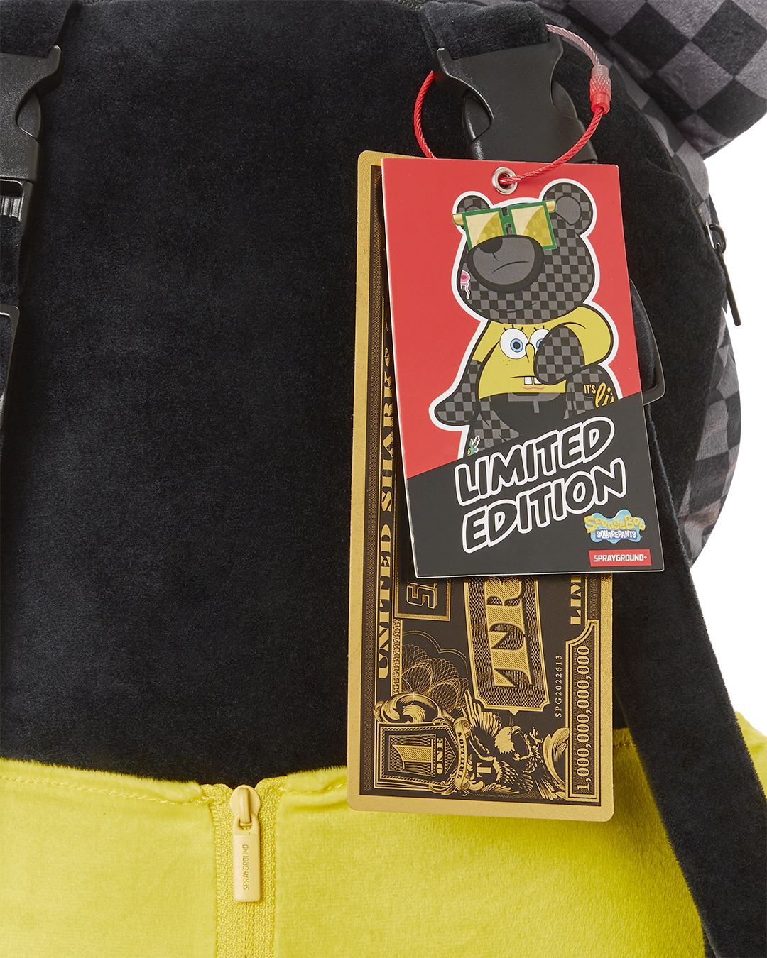 SPONGEBOB MONEYBEAR TEDDYBEAR BACKPACK