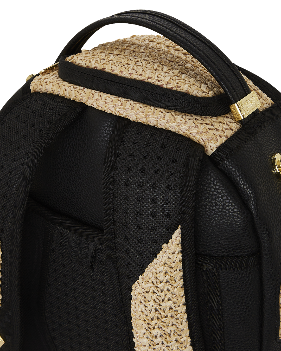 RAFFIA PALM BACKPACK