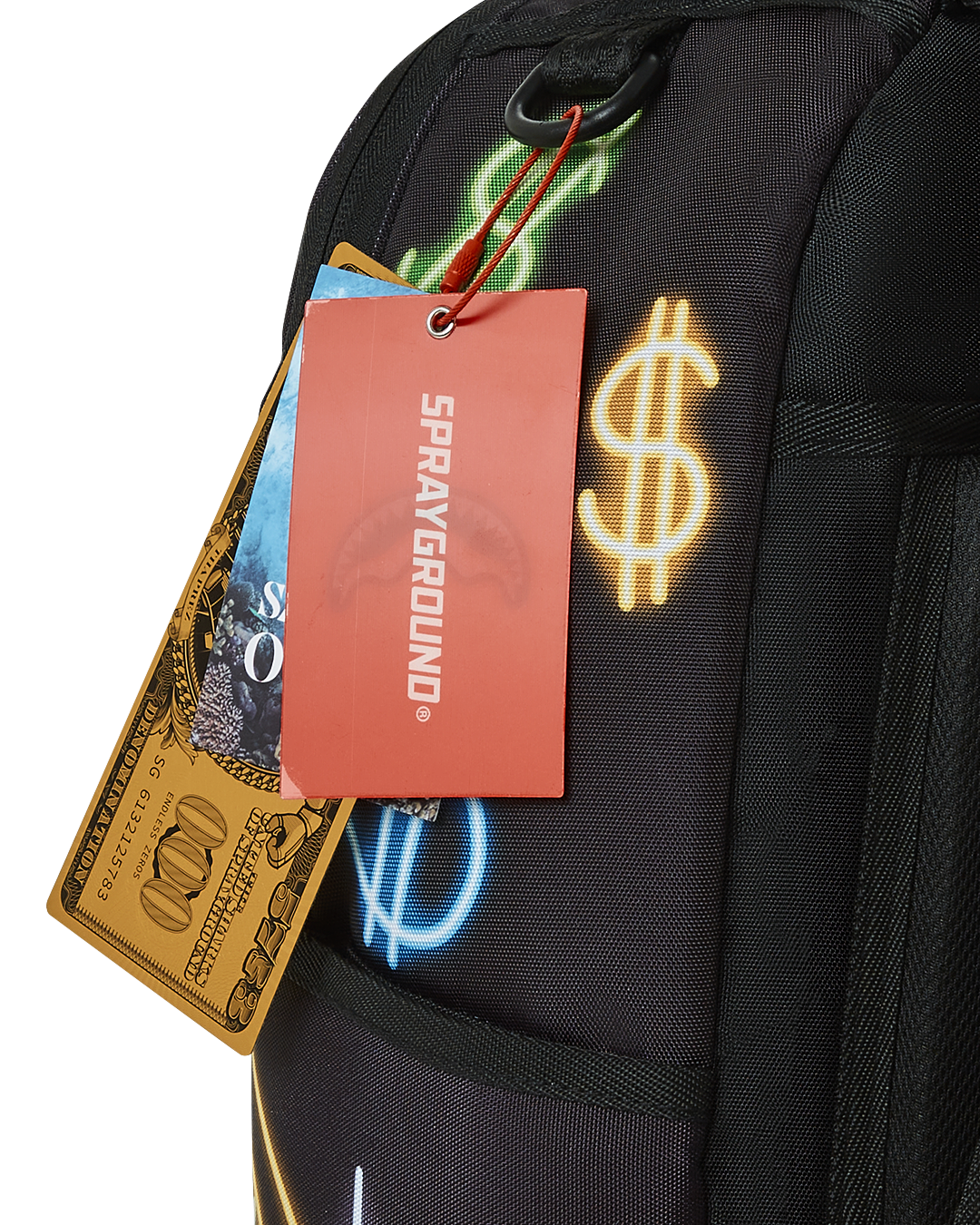 MONEY BEAR CITY LIGHTS BACKPACK