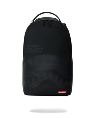 SHARK CENTRAL (BLK ON BLK) BACKPACK (DLXV)