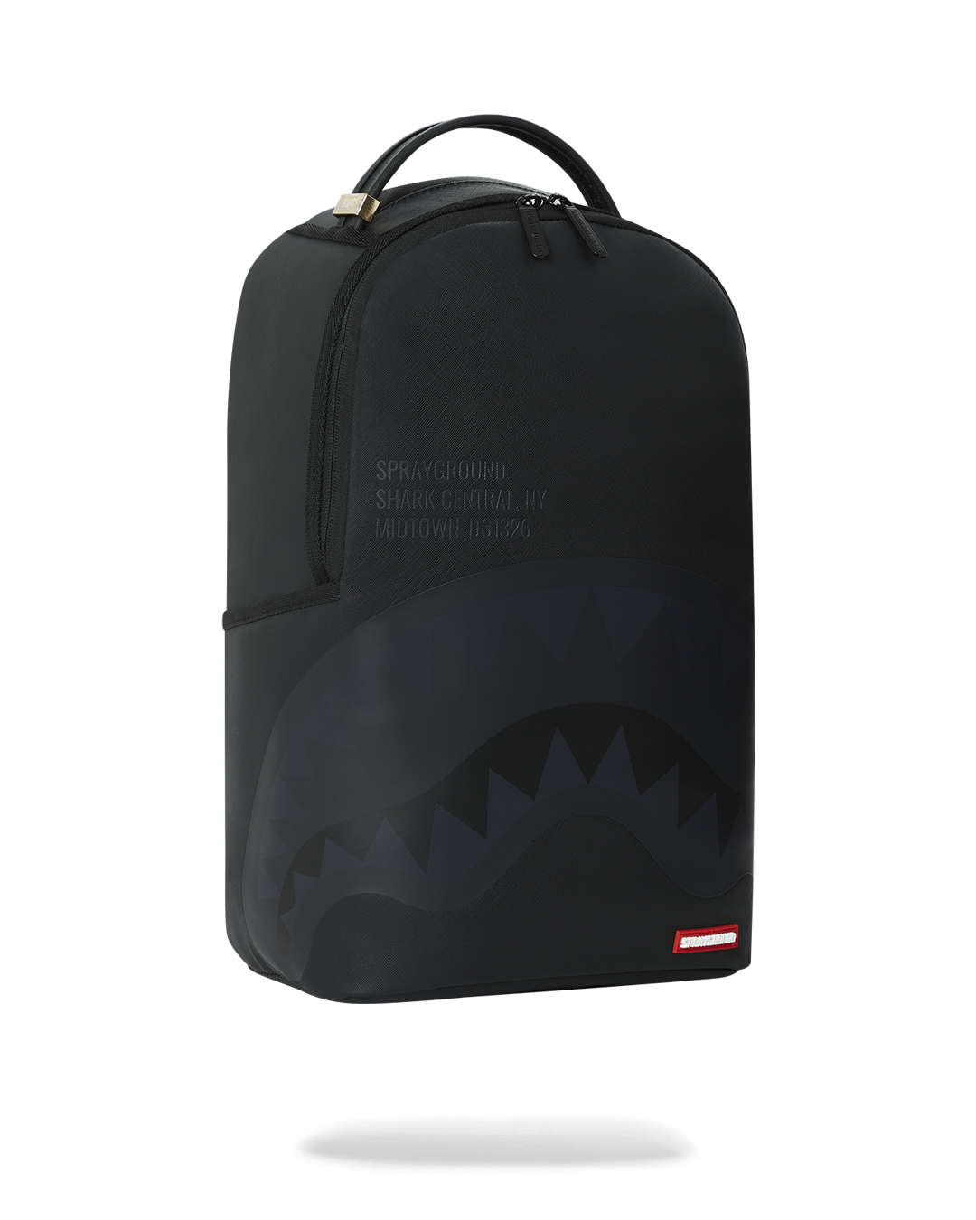 SHARK CENTRAL (BLK ON BLK) BACKPACK (DLXV)