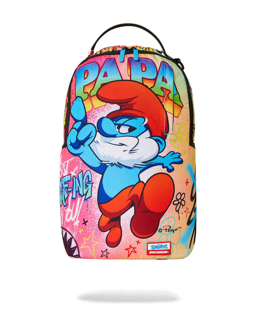 PAPA SMURF ON THE RUN BACKPACK