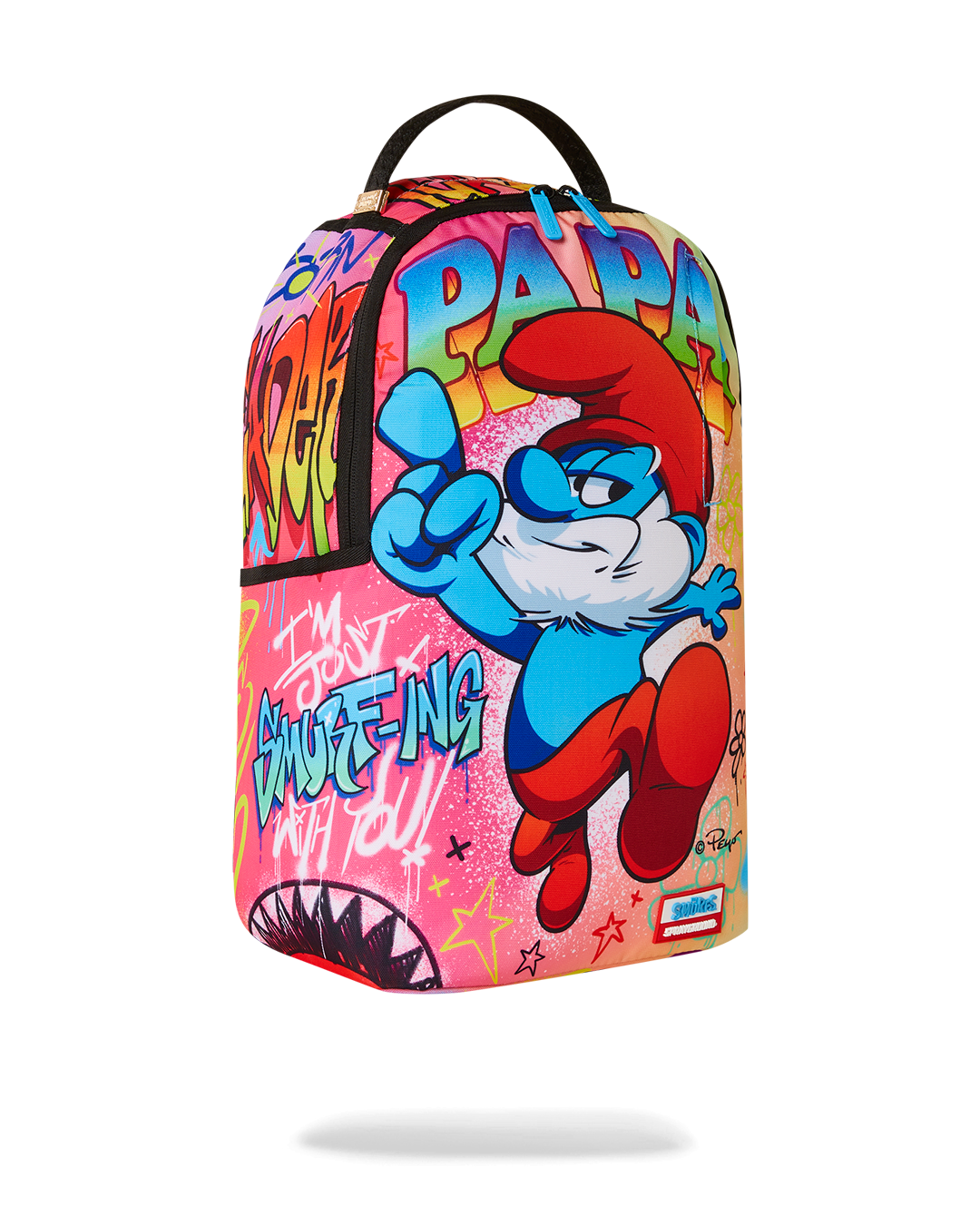 PAPA SMURF ON THE RUN BACKPACK