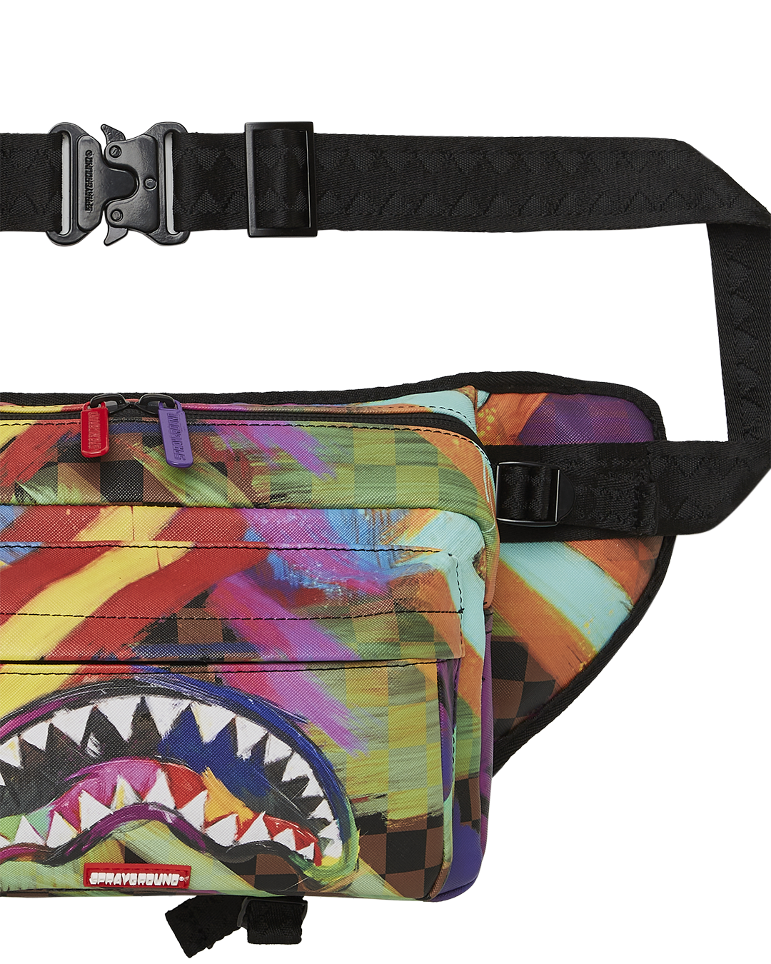 SHARKS IN PARIS CITY STREAKS CARGO CROSSBODY