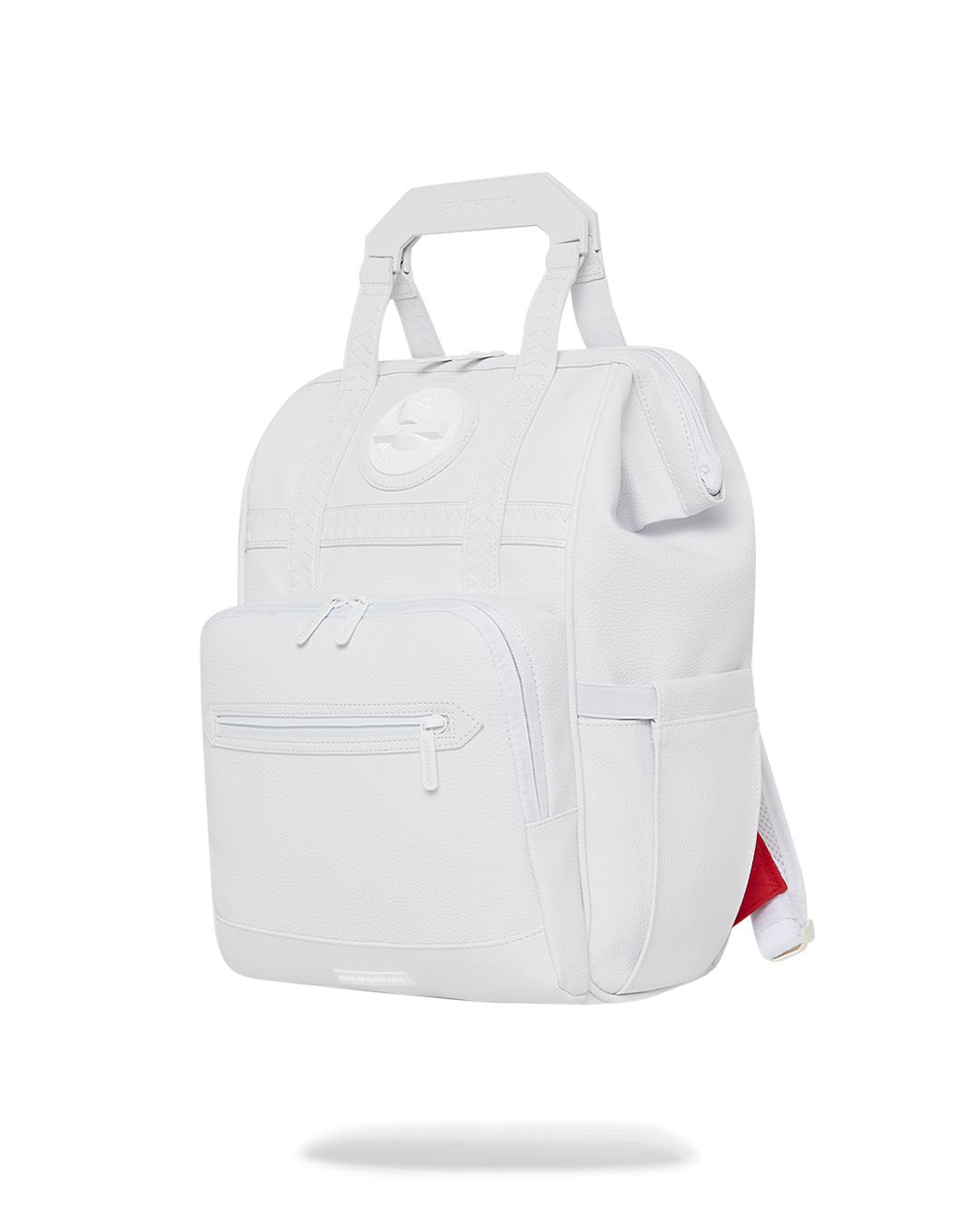 HEAVY METAL SHARK WHITE OUT BIZ TOP OPENER BACKPACK