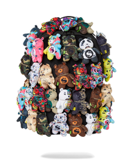 PACK OF BEARS REAL PLUSH BEARS RUNWAY PIECE BACKPACK - SUPER EXCLUSIVE