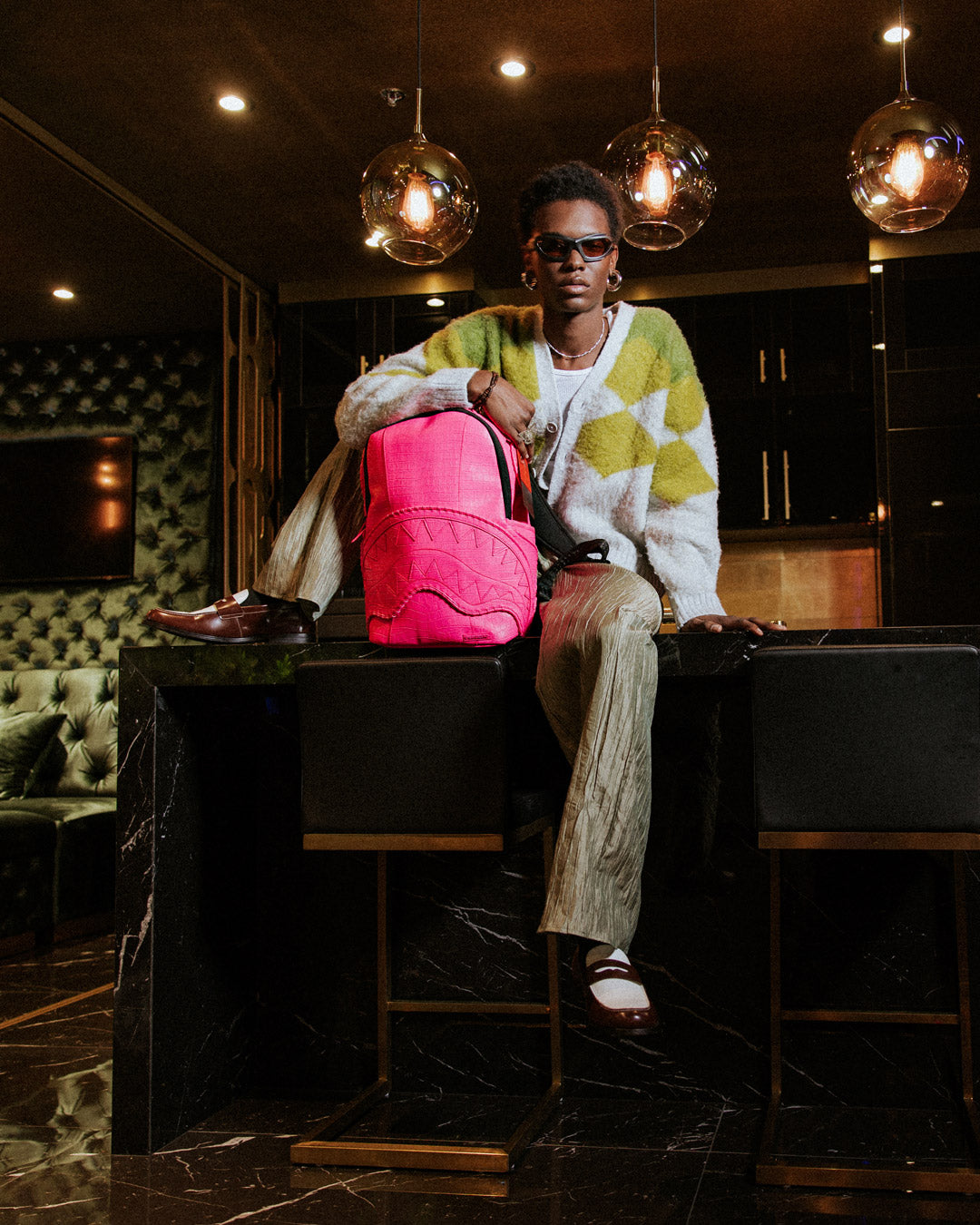 PINK PYTHON DLXSV BACKPACK