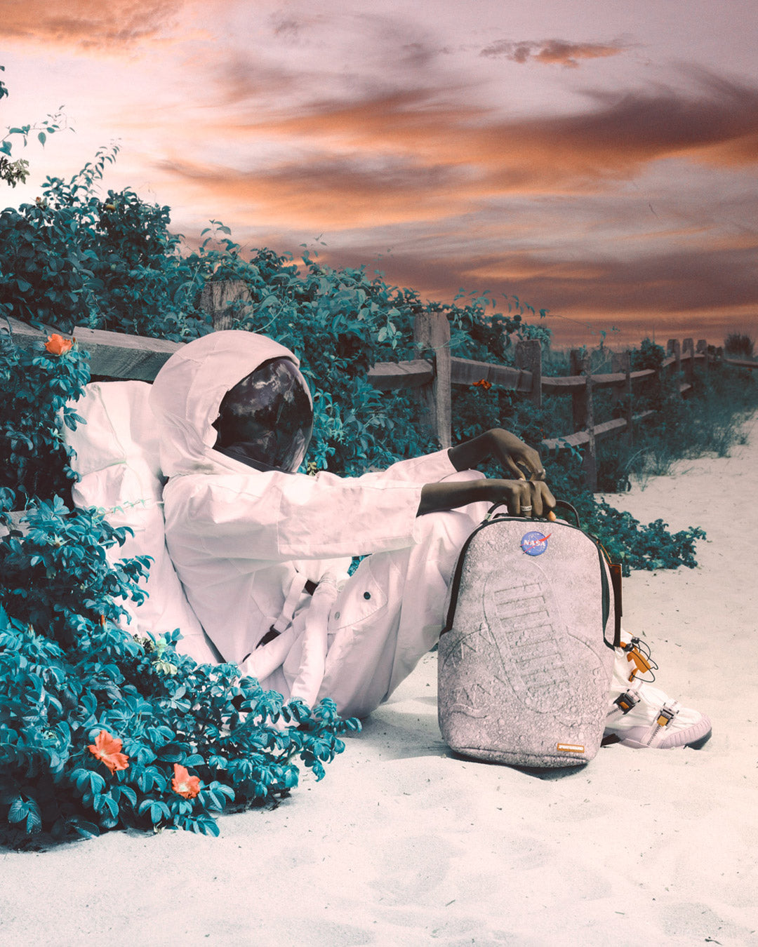 STEP INTO THE FUTURE - NASA COLLAB MOON SHARK 3D MOLDED