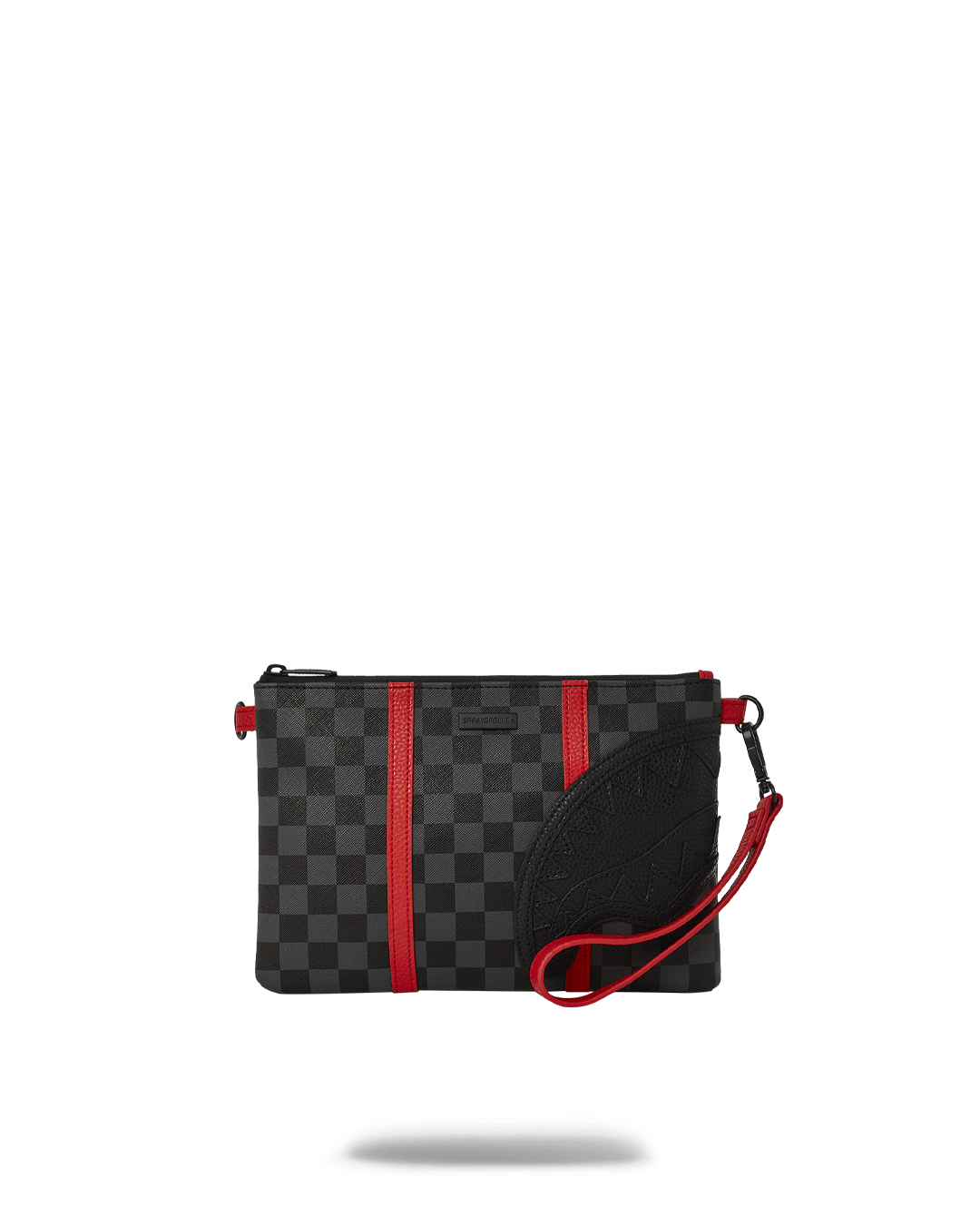 MONACO SHARK CLUB CROSSOVER CLUTCH W/ SHOULDER STRAP