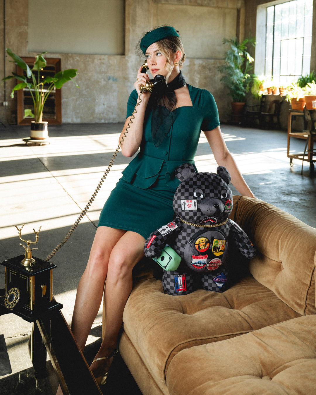 GLOBAL MOGUL UNLIMITED MILES MONEYBEAR TEDDYBEAR BACKPACK