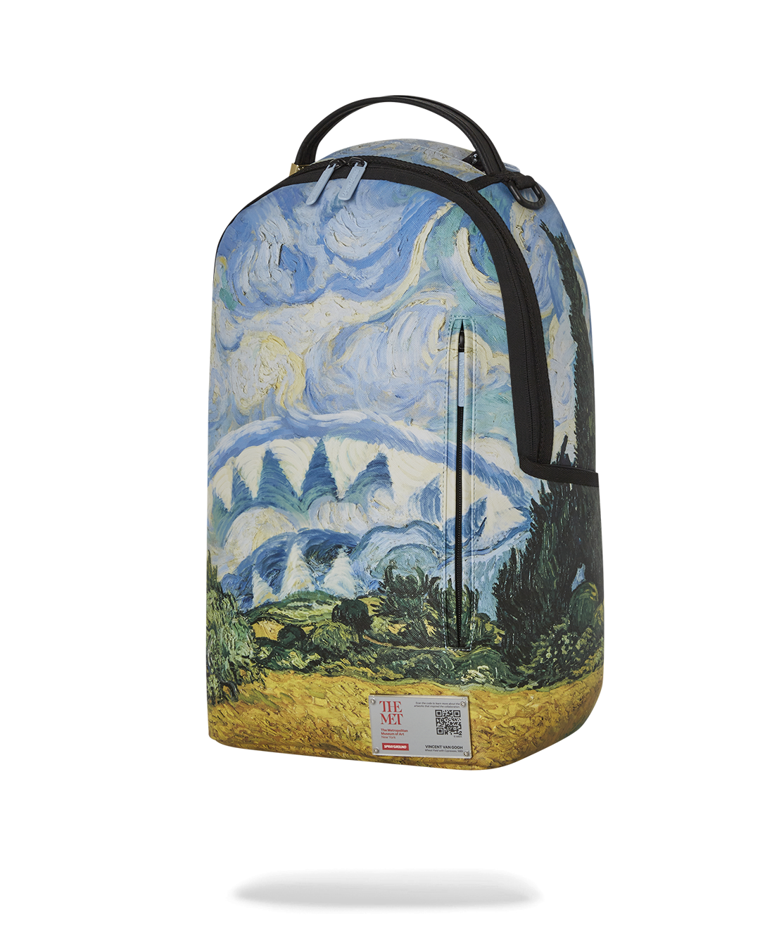 THE MET VAN GOGH WHEAT FIELD WITH CYPRESSES BACKPACK