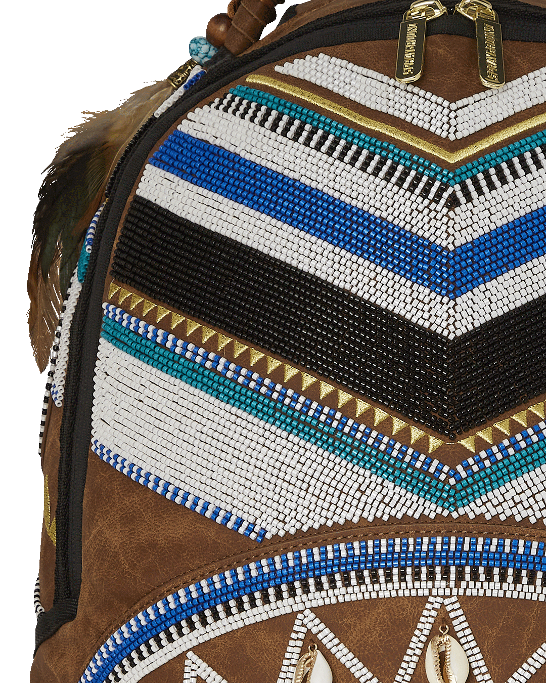 THE MET KUBA KINGDOM HEADDRESS BACKPACK