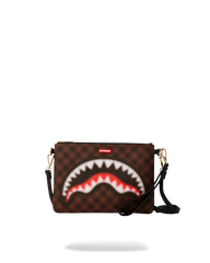 SHARKS IN PARIS BLUR EFFECT CROSSOVER CLUTCH